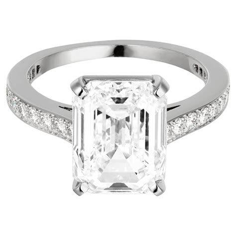 Cartier emerald cut solitaire 1895